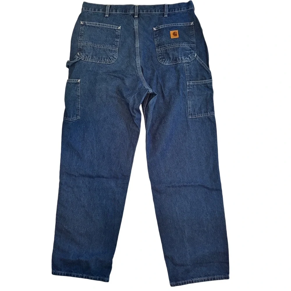 Carhartt‎ B13-DST Loose Original Fit Carpenter Jeans Dark Stone Denim 38x32 Mens